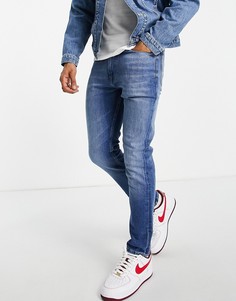 Светлые зауженные джинсы Tommy Jeans Simon-Голубой