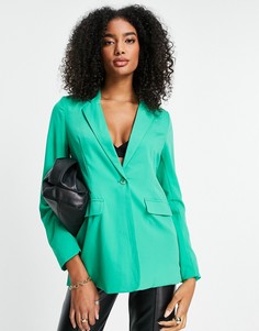 Ярко-зеленый oversized-блейзер от комплекта Vero Moda-Зеленый цвет