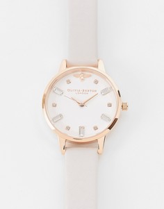 Часы цвета розового золота с розовым ремешком Olivia Burton-Розовый цвет