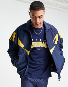 Темно-синяя спортивная куртка adidas Originals Retro Revival-Темно-синий