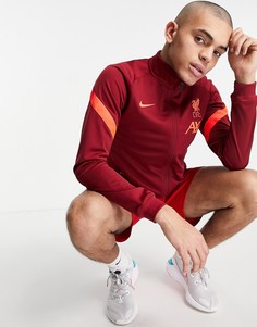 Красная спортивная куртка Nike Football Liverpool FC-Красный