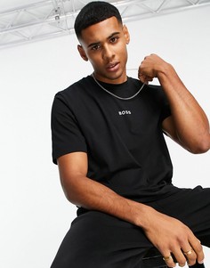 Черная футболка BOSS Tchup-Черный цвет