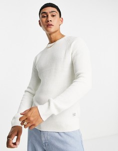 Белый джемпер в рубчик Jack & Jones Originals