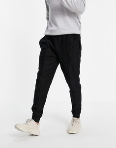 Черные джоггеры из твила от комплекта Topman-Нейтральный