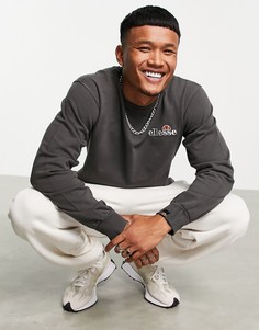Серый свитшот, окрашенный натуральными красителями ellesse