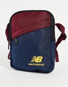 Темно-синяя сумка для авиапутешествий с логотипом New Balance-Темно-синий