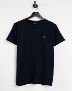 Черная футболка с логотипом GANT Original-Черный