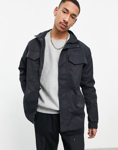 Черная тканевая куртка в утилитарном стиле Nike M65-Черный
