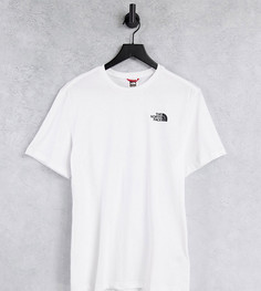 Белая футболка с вертикальным принтом The North Face – эксклюзивно для ASOS-Белый