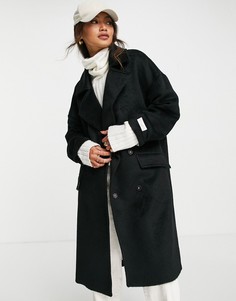 Черное свободное платье в стиле oversized Gianni Feraud-Черный цвет