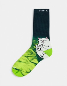 Синие носки с логотипом Lord Nermal RIPNDIP Prisma-Голубой