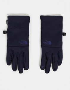 Темно-синие перчатки из переработанных материалов The North Face Etip-Темно-синий