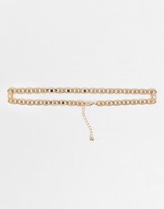 Золотистое ожерелье в винтажном стиле ASOS DESIGN-Золотистый