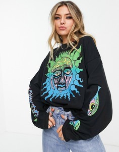 Черная футболка Topshop-Черный цвет