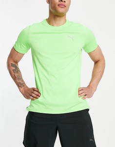 Ярко-зеленая футболка PUMA Running Favorite-Желтый