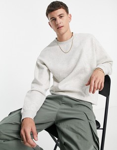 Светло-серый oversized-свитшот Jack & Jones Originals