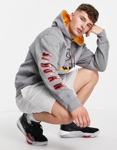 Худи серого цвета Nike Jordan Sport DNA-Серый