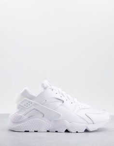 Белые кроссовки Nike Air Huarache-Белый