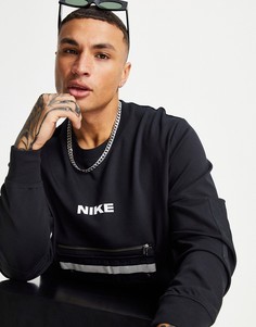 Черный свитшот с круглым вырезом Nike City Made Pack-Черный цвет