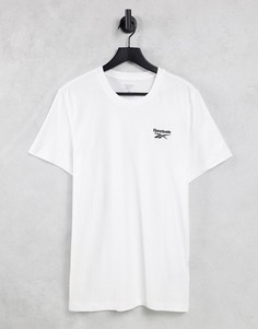 Белая футболка с логотипом Reebok-Белый
