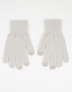 Серебристые перчатки для сенсорных устройств SVNX-Серебряный