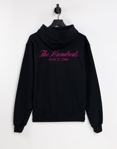 Худи черного цвета с принтом на спине The Hundreds Rich-Черный цвет