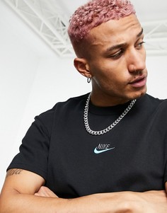 Черная oversize-рубашка Nike Premium Essential-Черный цвет