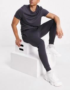 Темно-серые суженные книзу джоггеры Nicce Mercury-Серый