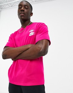 Oversized-футболка розового цвета с графическим принтом Nike World Tour Pack-Розовый цвет