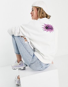 Белый свитшот с графическим логотипом Quiksilver