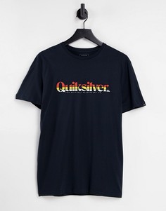 Черная футболка Quiksilver Primary Colours-Черный цвет