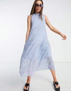 Свободное платье-рубашка мидакси Vero Moda-Бежевый