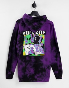 Фиолетовый худи с принтом тай-дай RIPNDIP Sid-Фиолетовый цвет