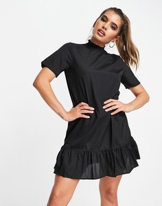 Черное платье мини NA-KD-Черный цвет