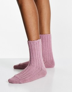Розовые носки до щиколотки Pretty Polly-Розовый цвет