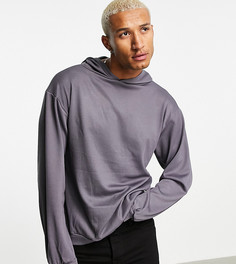 Серый худи в рубчик VAI21