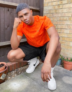 Ярко-оранжевая футболка с принтом Nike FC Football-Оранжевый цвет