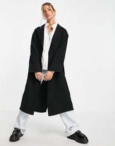 Черное легкое пальто Topshop-Черный цвет