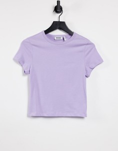 Сиреневая футболка Weekday Forever-Фиолетовый цвет