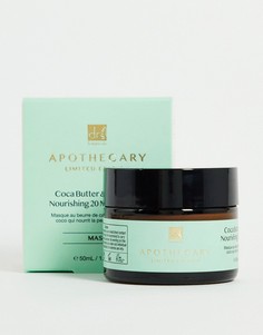 Питательная маска с маслом какао и кокосовым маслом Dr Botanicals Coca Butter & Coconut Nourishing 20 Minute Mask, 50 мл-Бесцветный