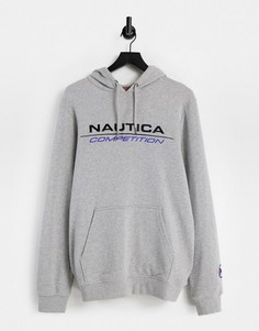 Серая худи с логотипом Nautica Competition Convoy-Серый