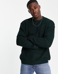 Джемпер с заниженной линией плеч зеленого бутылочного цвета Brave Soul-Зеленый цвет