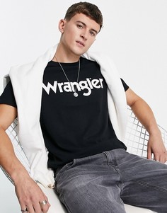 Футболка с логотипом Wrangler-Черный цвет