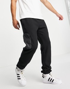 Черные джоггеры с карманами на штанинах adidas Originals RYV-Черный цвет
