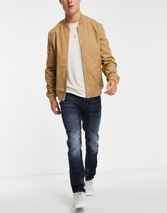 Темно-синие свободные джинсы скинни River Island-Голубой
