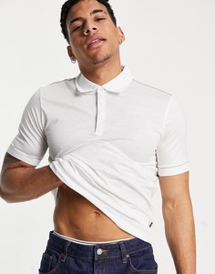 Футболка-поло BOSS Business Plummer-Белый