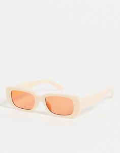Бежевые квадратные солнцезащитные очки в стиле унисекс AJ Morgan-Светло-бежевый цвет
