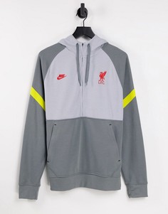 Серый худи Nike Football Liverpool FC Travel