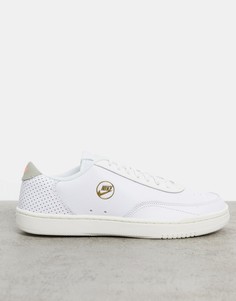 Бело-розовые кроссовки Nike Court Vintage-Белый