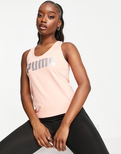 Розовая майка с логотипом PUMA Active Essentials-Розовый цвет